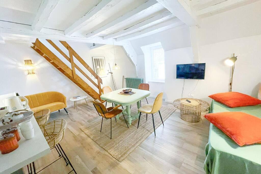 Appartement Moonrise - Plage 50M - Rue Gratuite Saint-Malo Kültér fotó