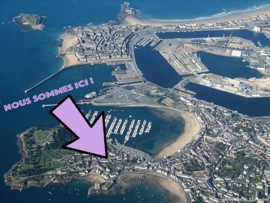 Appartement Moonrise - Plage 50M - Rue Gratuite Saint-Malo Kültér fotó