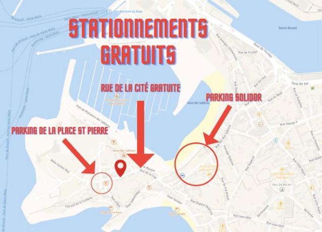 Appartement Moonrise - Plage 50M - Rue Gratuite Saint-Malo Kültér fotó